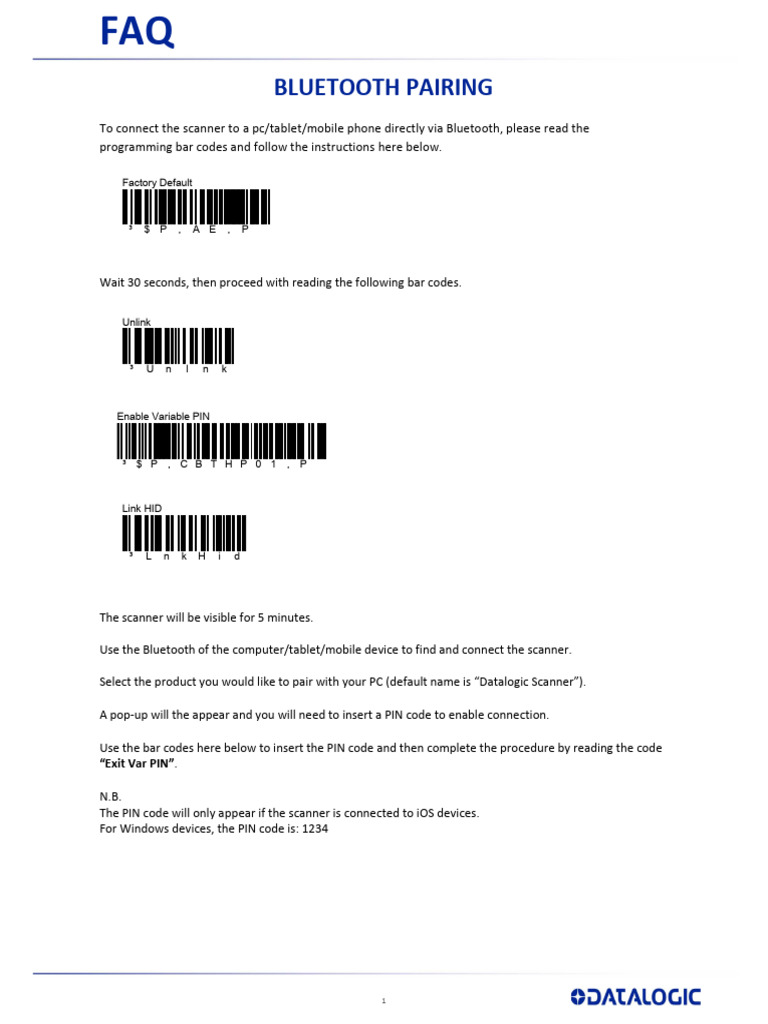 BT Pairing EN | PDF