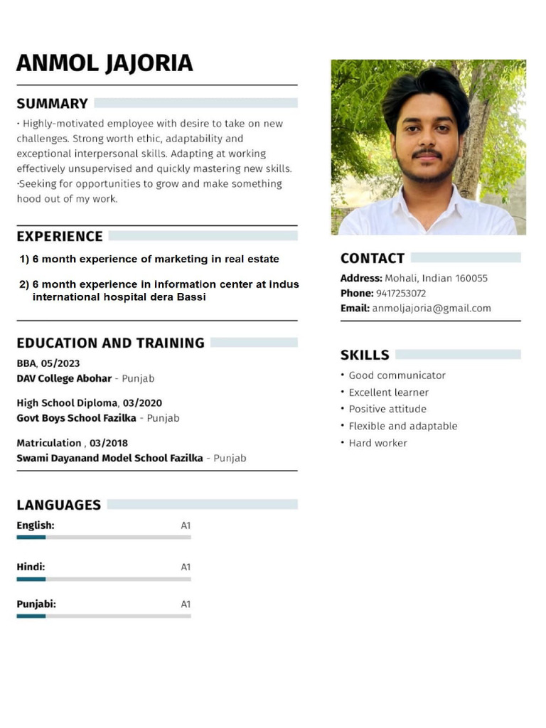 Resume PDF | PDF