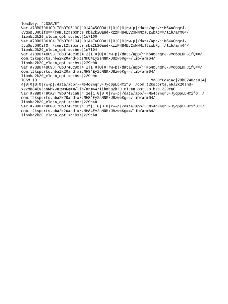 NBA 2K20 Android Lib Analysis | PDF