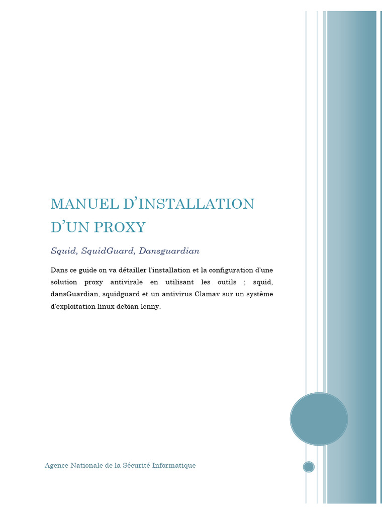 Installation d'un Proxy avec Squid et DansGuardian | PDF | Serveur ...