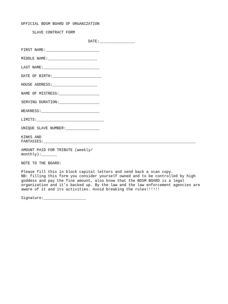 Contract | PDF