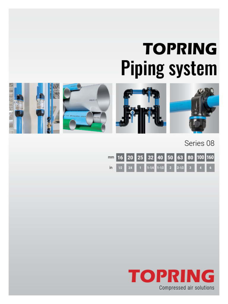 TOPRING Compressed Air Piping System | PDF | Pipe (Fluid Conveyance ...