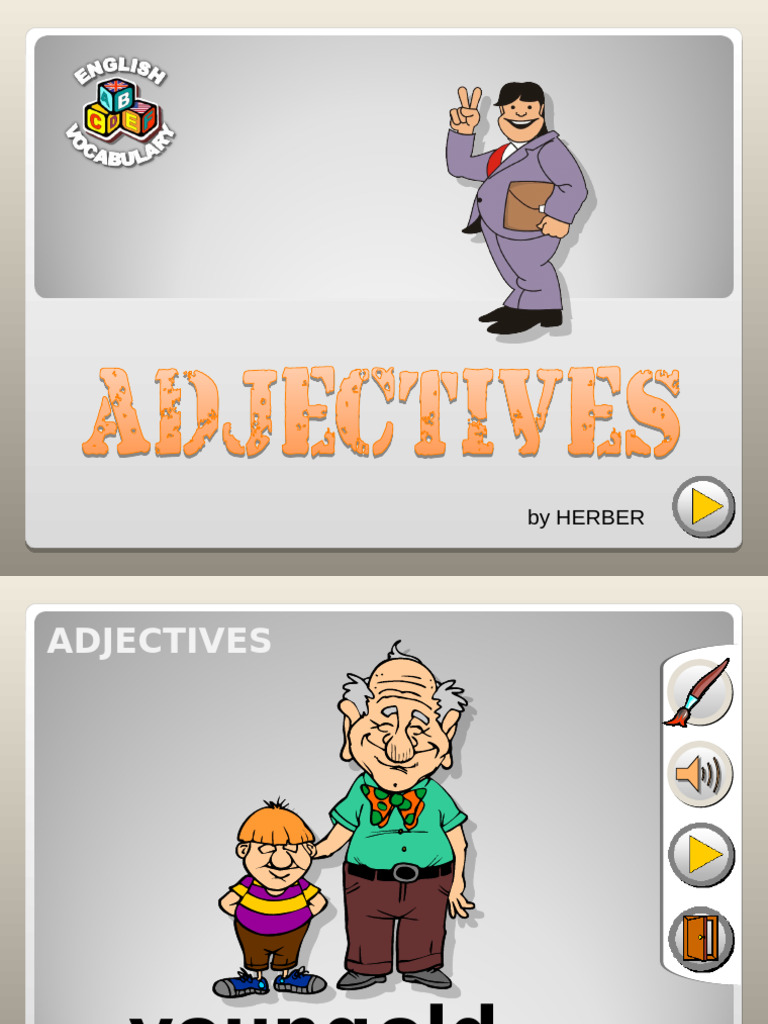 Opposite Adjectives List | PDF