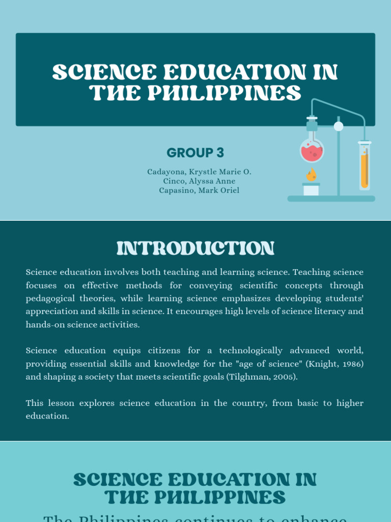 Enhancing Science Education in the Philippines | PDF | Science ...