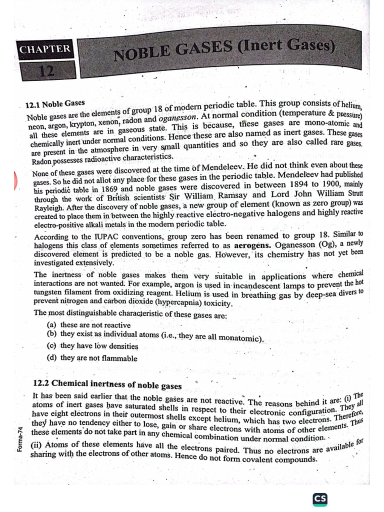 Noble Gas | PDF