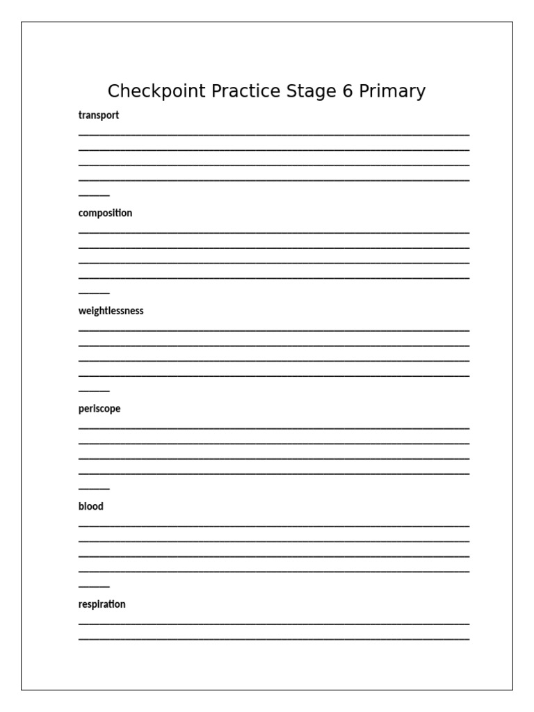 Stage 6 Science Checkpoint Practice | PDF | Rock (Geology) | Igneous Rock
