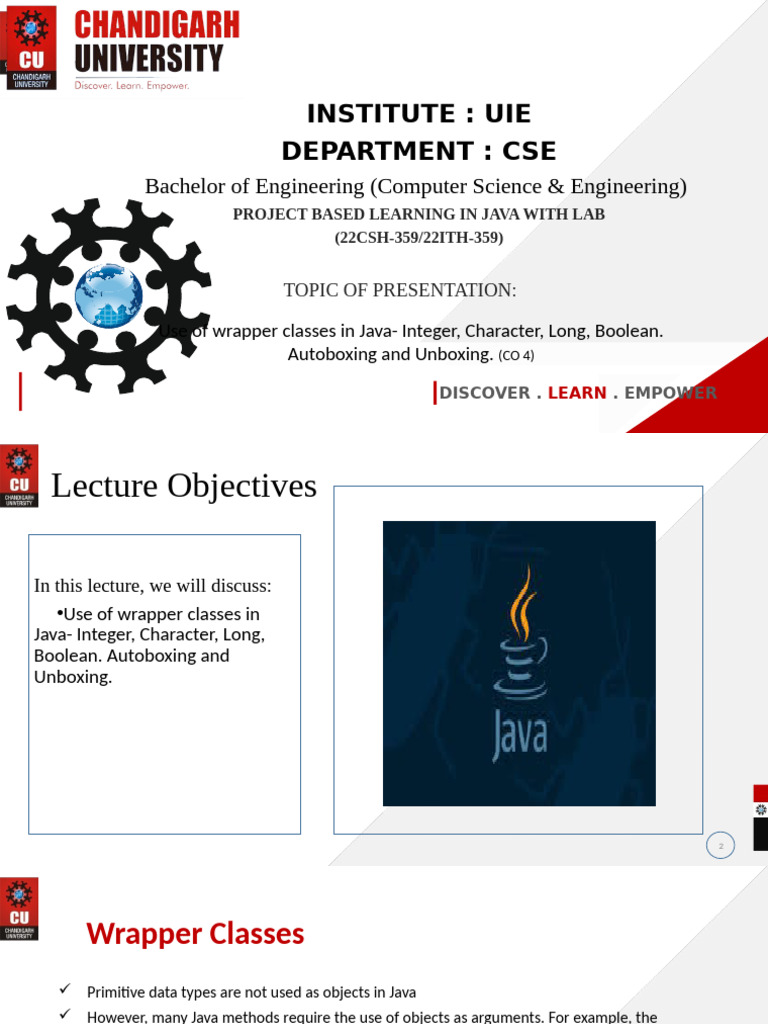 Java Wrapper Classes Overview | PDF | Data Type | Integer (Computer ...