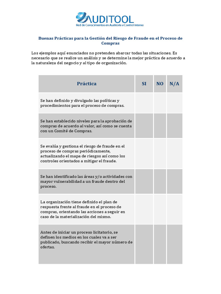 Gestión del Riesgo de Fraude en Compras | PDF