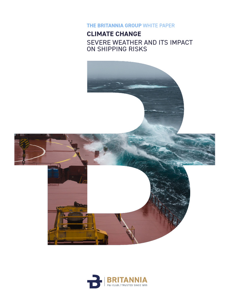 Climate Change Impact on Shipping Risks | PDF | Tropical Cyclones ...