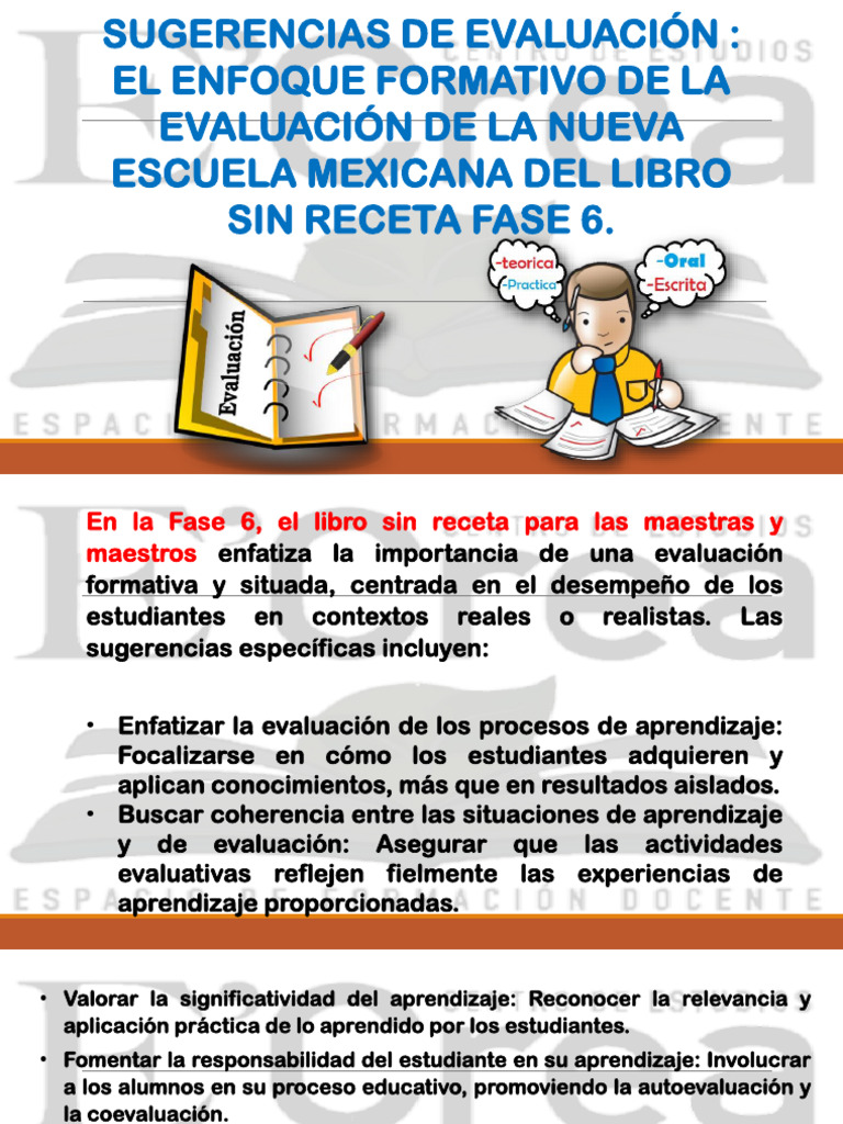 Sugerencias para Evaluación Formativa NEM | PDF