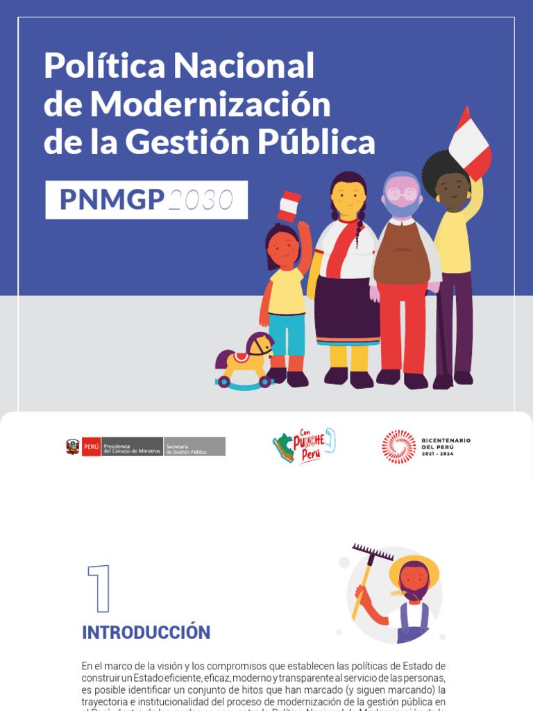 Modernización de la Gestión Pública 2030 | PDF | Sustentabilidad ...