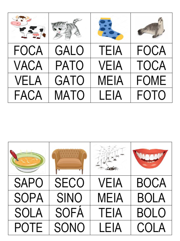 Palavras para Encontrar e Ler | PDF