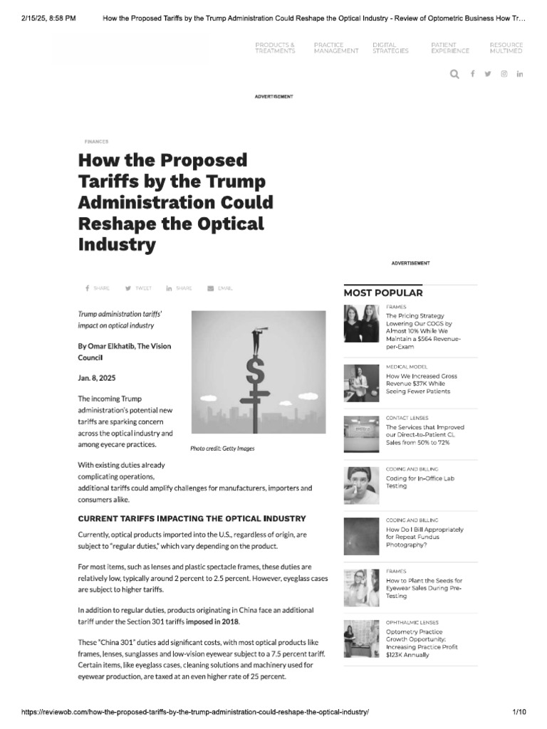 Trump Tariff | PDF