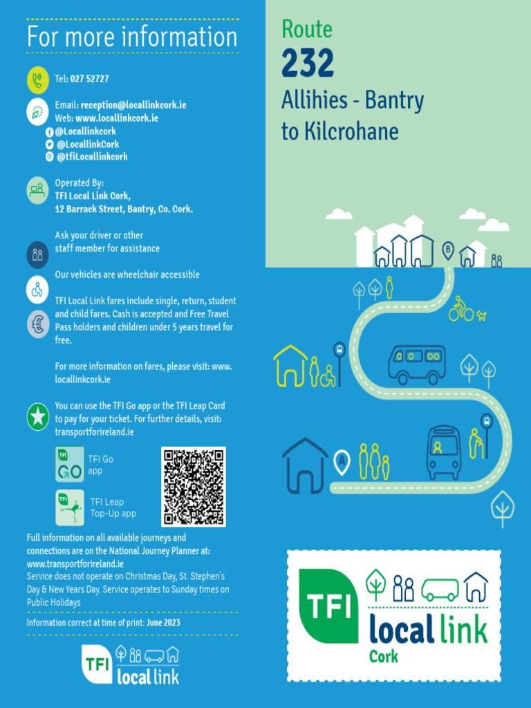 TFI Local Link Cork Route 232 Allihies To Kilcrohane June 2023 | PDF ...