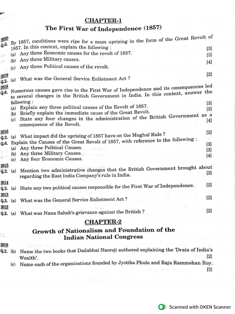 History Last Ten Years Solved | PDF