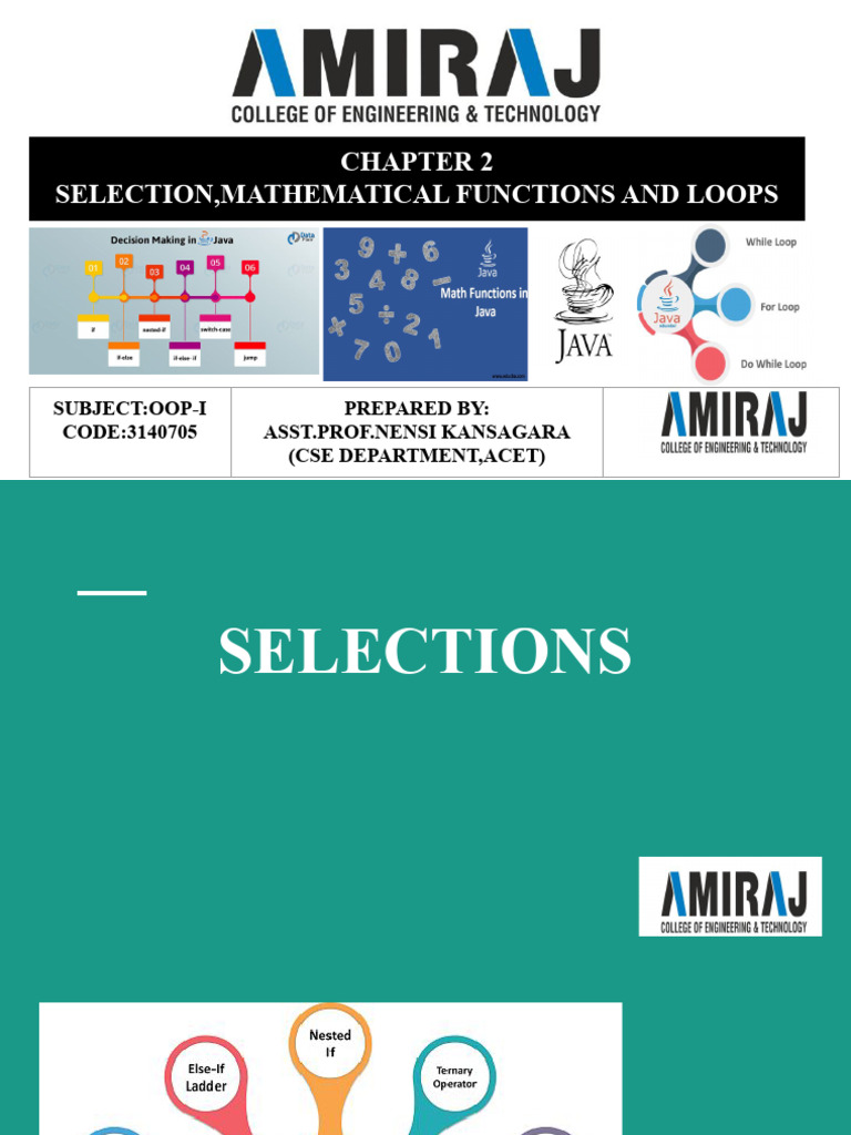Java Control Structures and Functions | PDF | Control Flow ...