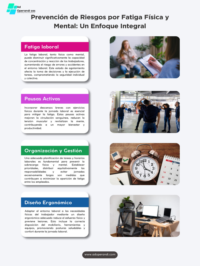 Prevención de Fatiga Laboral Integral | PDF | Estrés (biología) | Sicología