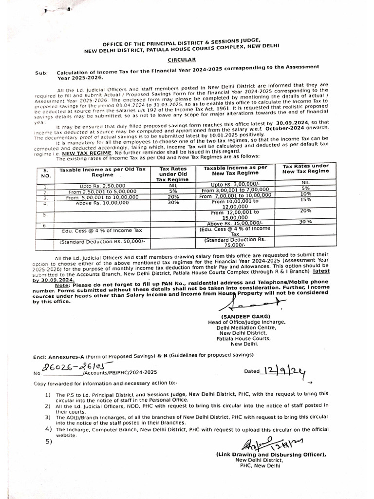 Tax Slab | PDF