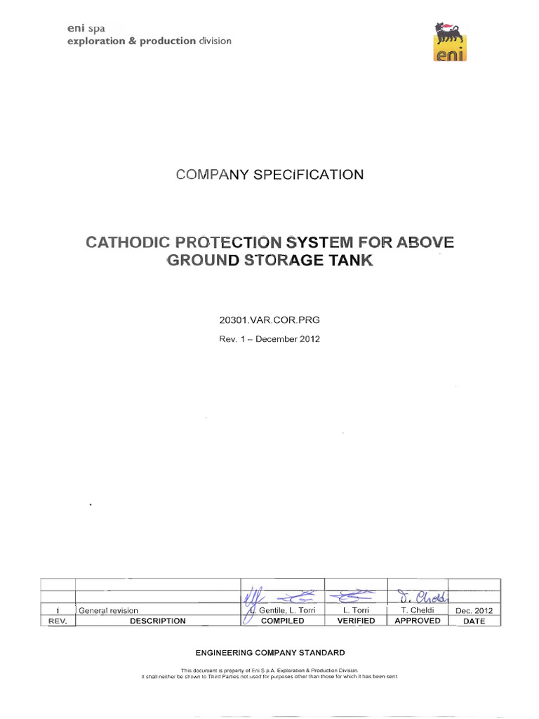 Cathodic Protection System Standards | PDF | Anode | Rectifier