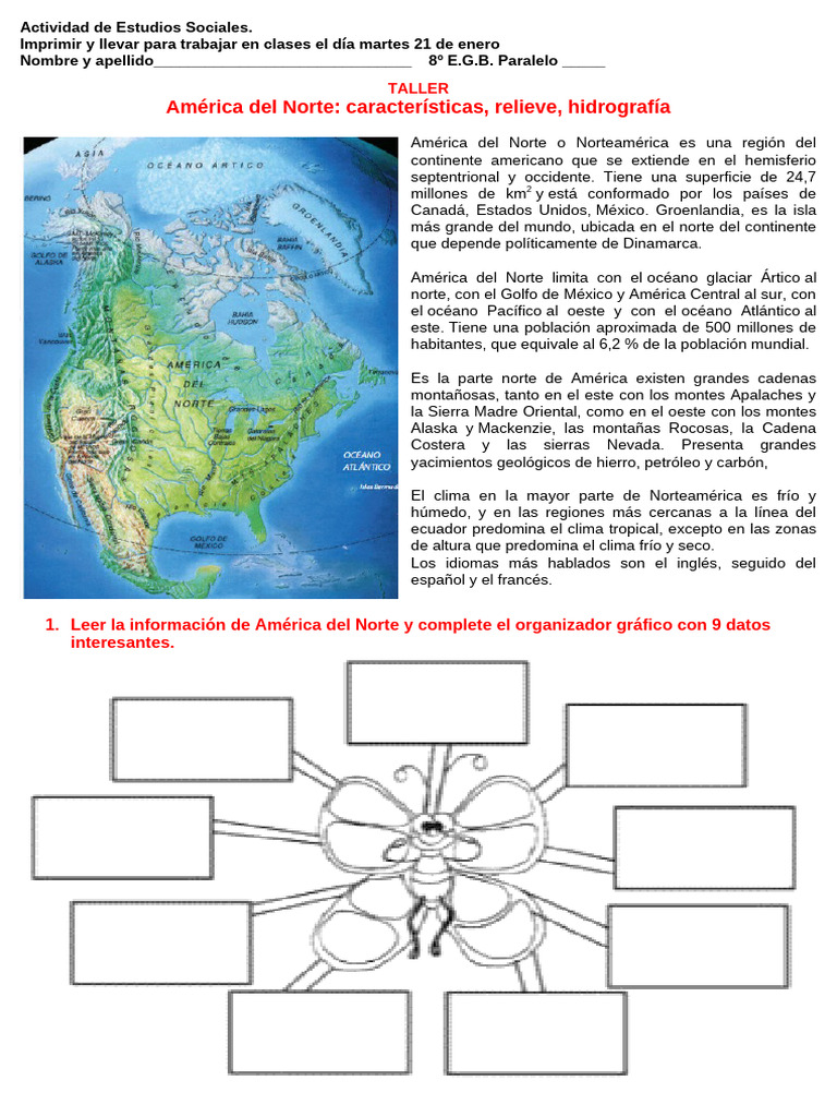 8º Taller de América Del Norte | PDF | Américas | América del Norte, image size:768x1024