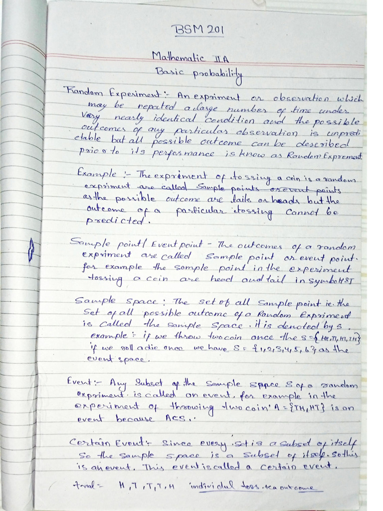 class notes | PDF