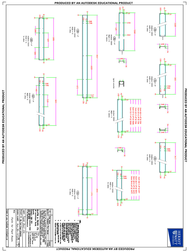 Steel Frame Layout1 (2) | PDF