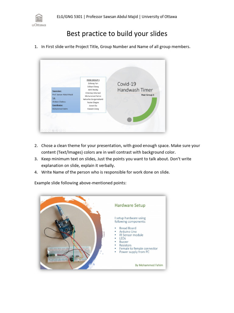 Best Practice To Build Your Slides | PDF