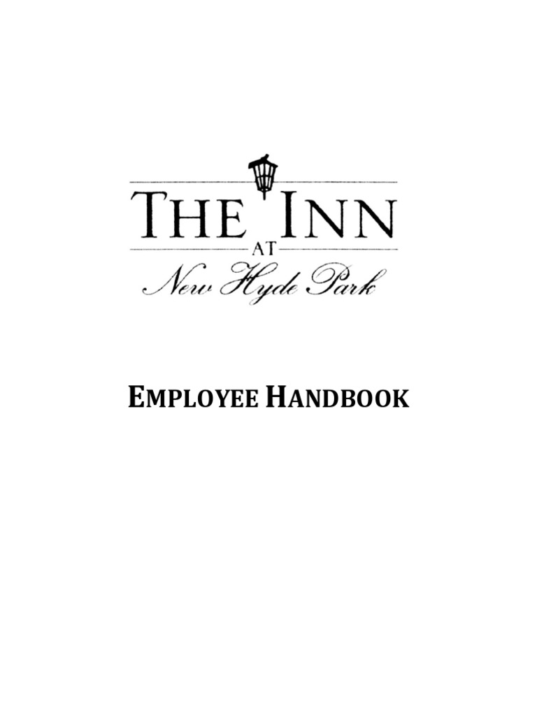 Employee Handbook for The Inn at New Hyde Park | PDF | Cost Of Living ...