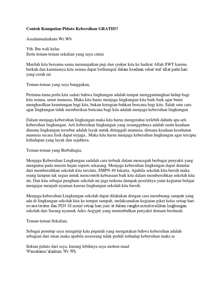 20+ Inspirasi Menjaga Kebersihan Lingkungan Sekolah Contoh