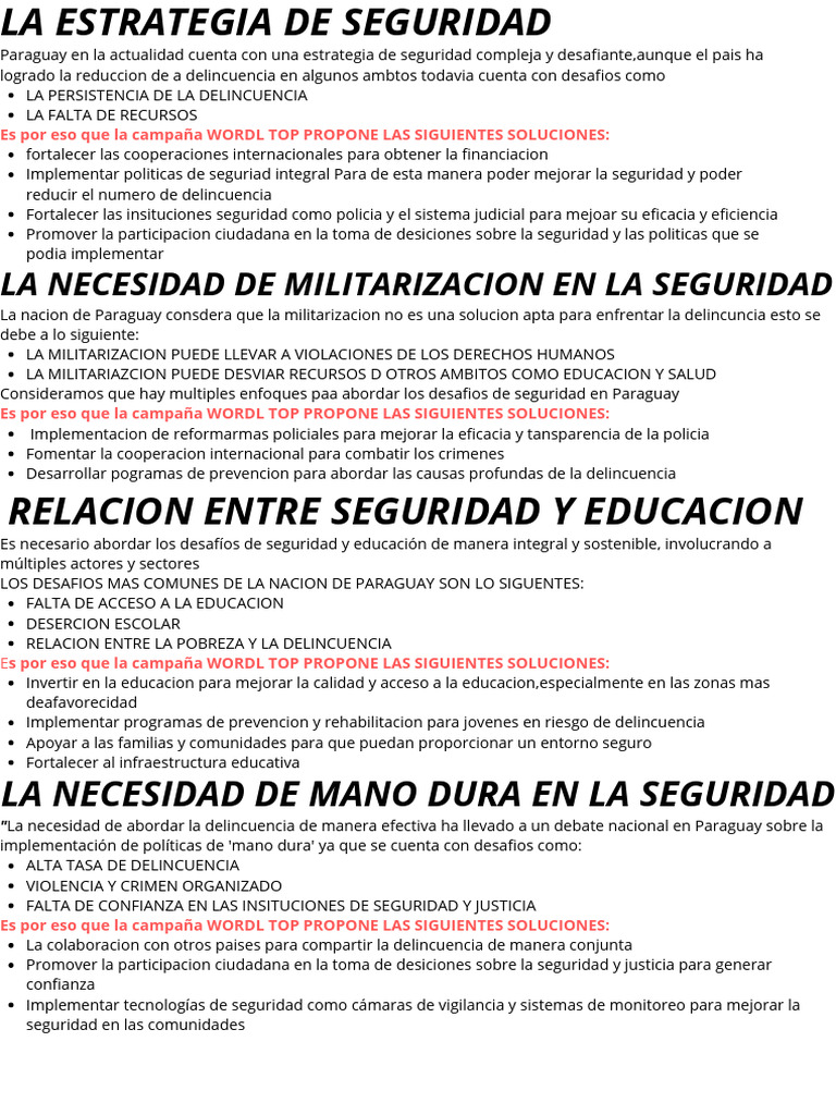 La Estrategia de Seguridad | PDF | La justicia restaurativa | Valores