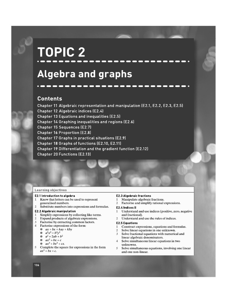 Algebra | PDF