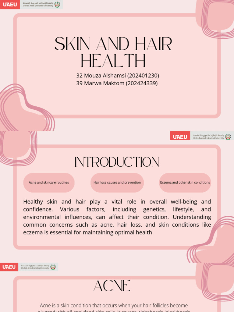 Skin and Hair Health Guide | PDF | Skin Care | Skin