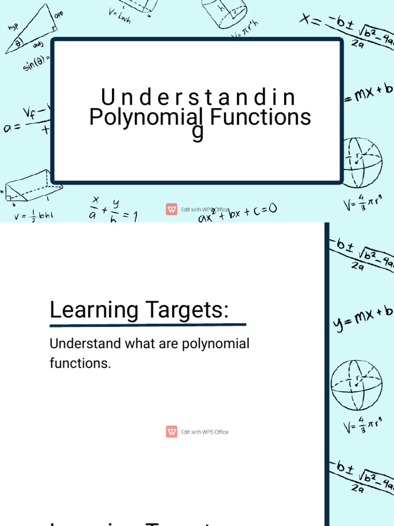 Polynomial-Function | PDF | Zero Of A Function | Polynomial