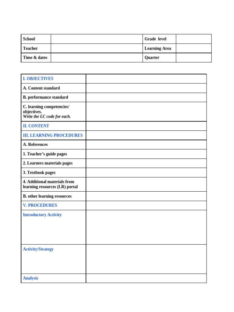 4 A's format. | PDF