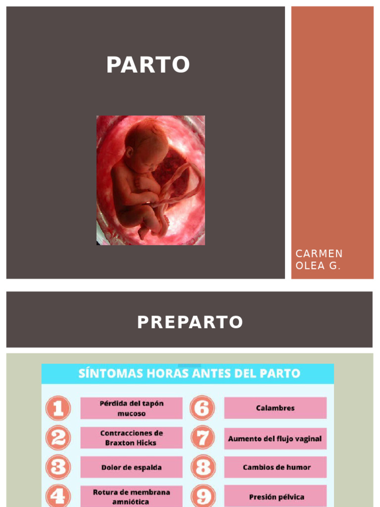 Etapas y Cuidados del Parto | PDF | Parto | Vagina