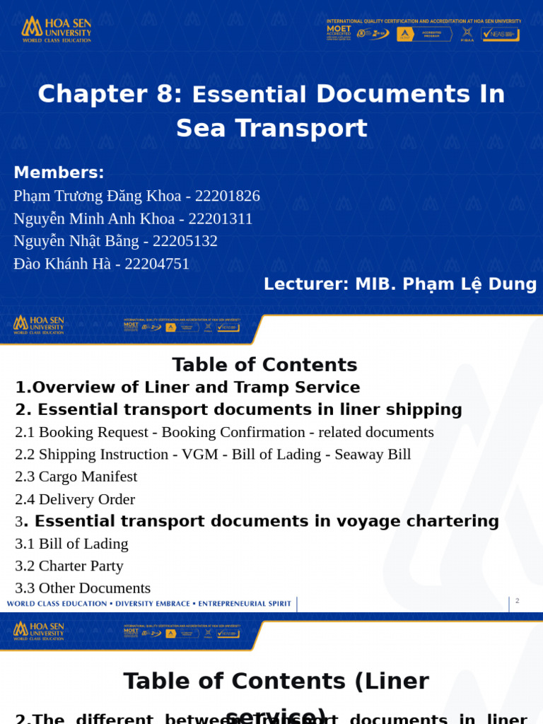 Final 1 | PDF | Bill Of Lading | Cargo