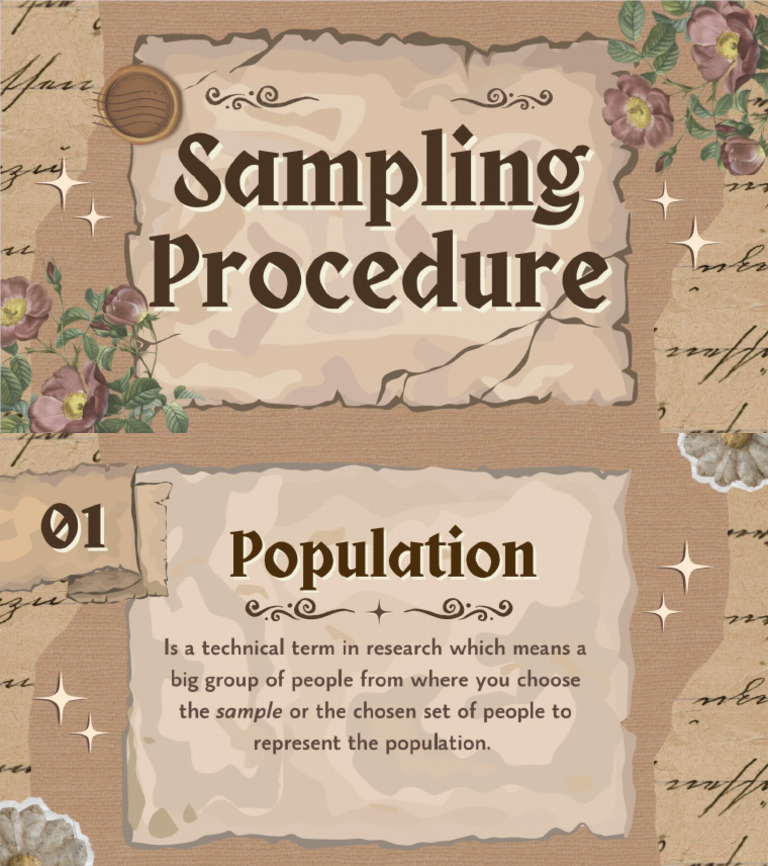Sampling Procedures | PDF