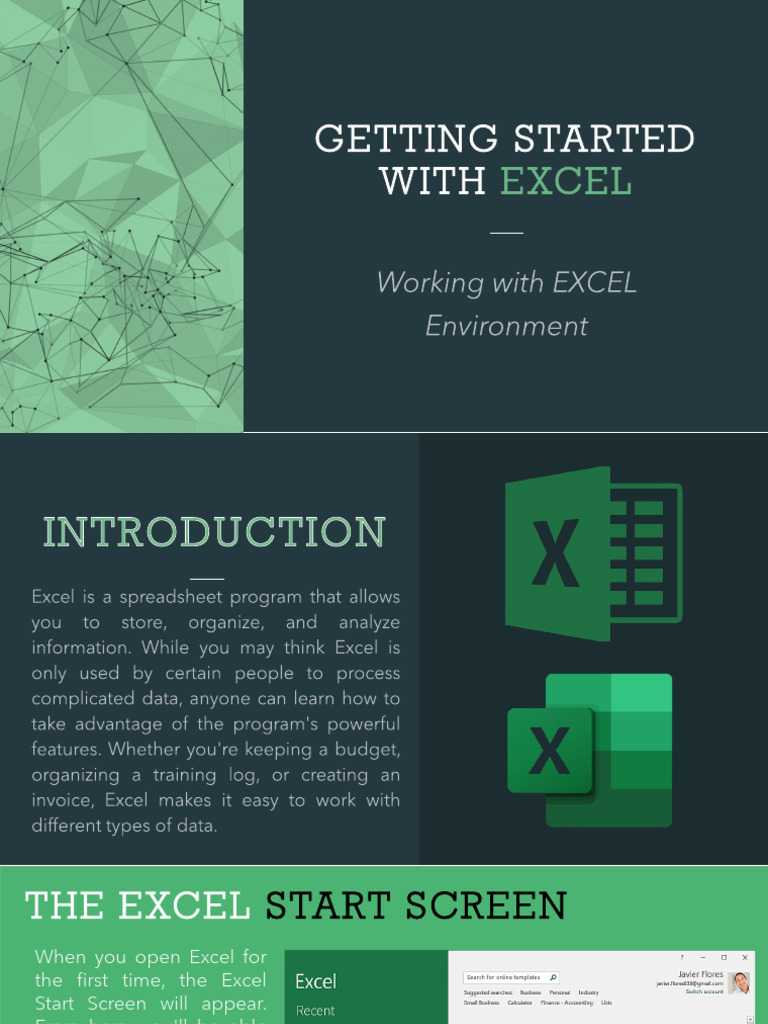 GETTING-STARTED-WITH-EXCEL | PDF | Microsoft Excel | Software
