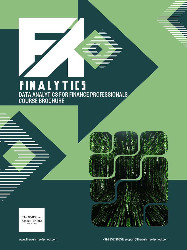 Finalytics: Data Analytics for Finance | PDF | Analytics | Artificial ...
