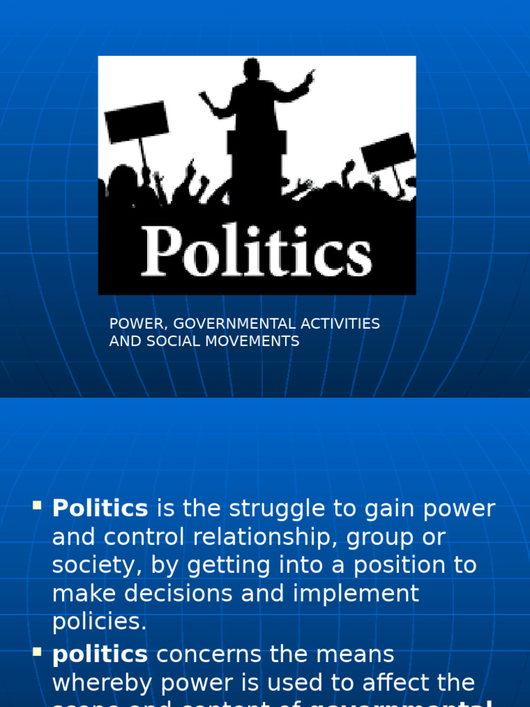 POLITICS | PDF | Power (Social And Political) | Democracy