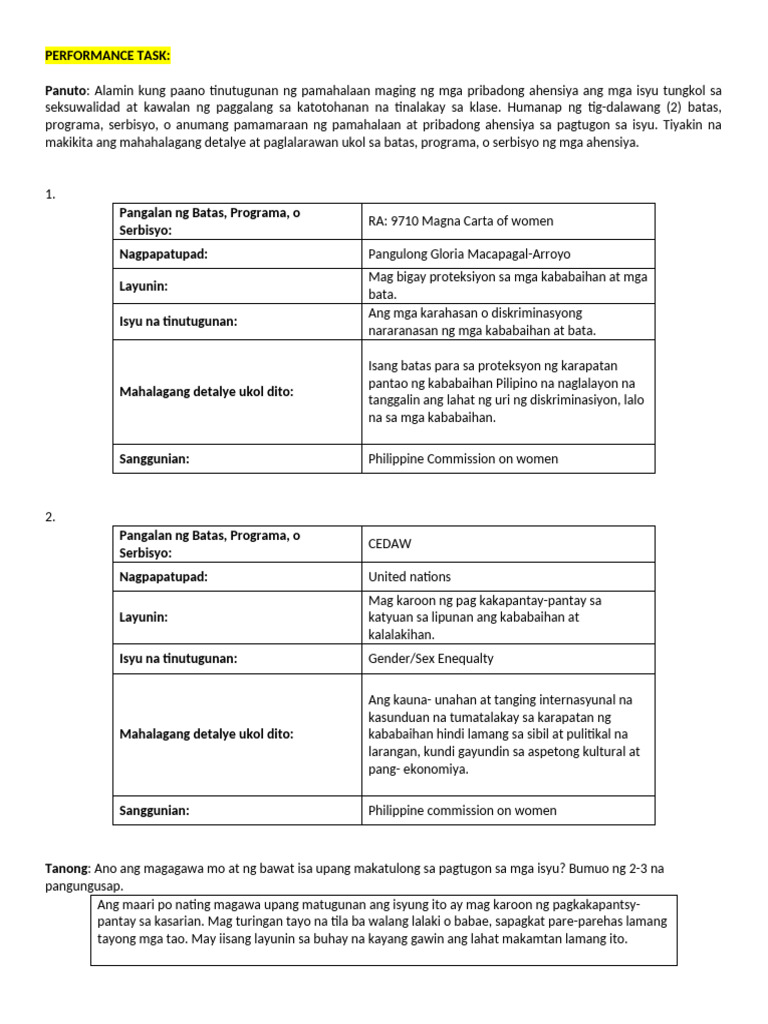 Q4 Performance Task | PDF