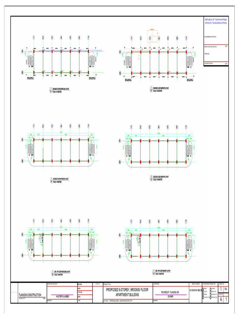 Proposed 5-Storey Apartment Building | PDF