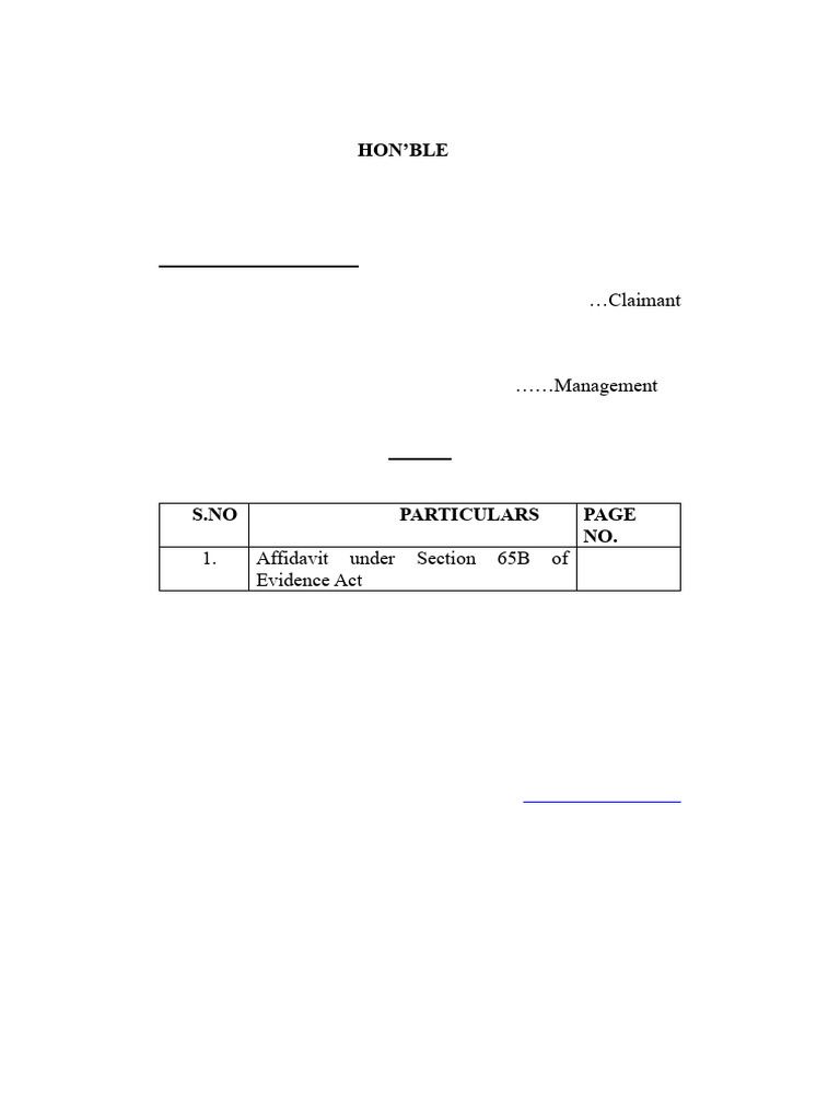 Affidavit Under Section 65B Evidence Act | PDF | Affidavit | Computing