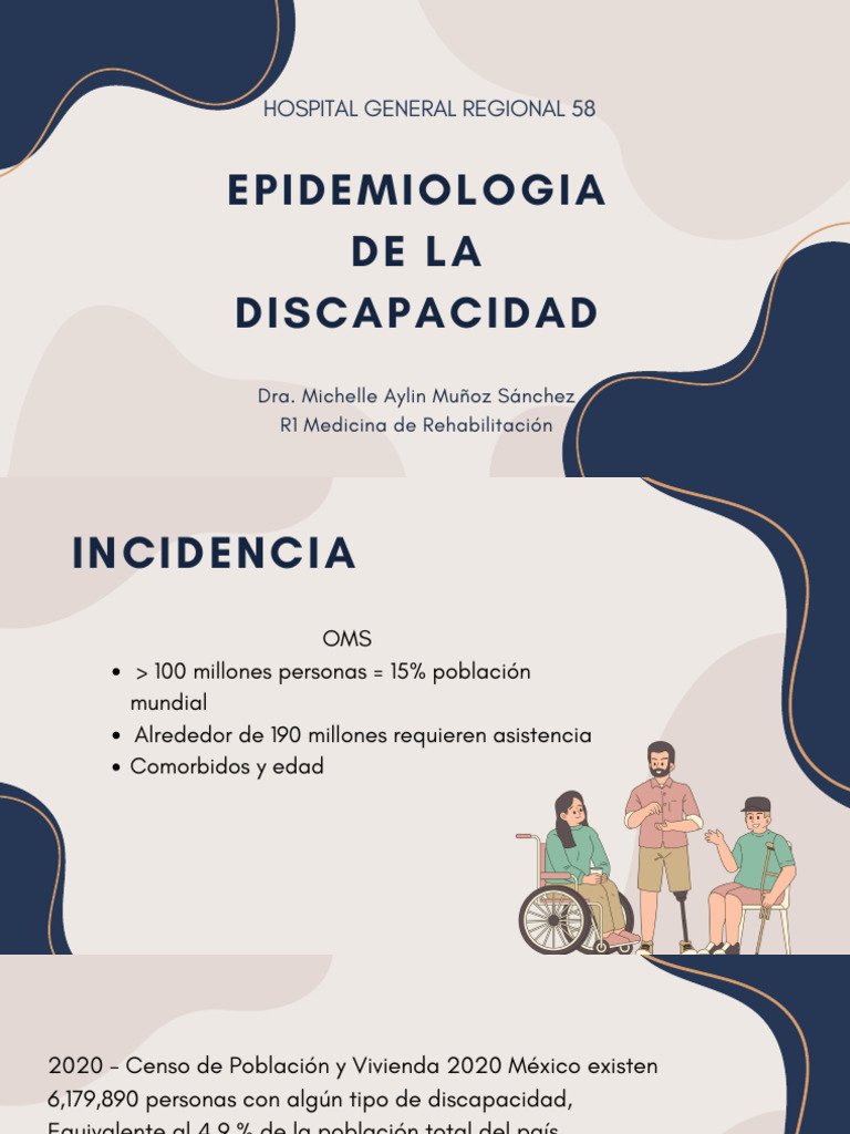 Epidemiologia de La Discapacidad PDF | PDF | Invalidez | Politica social