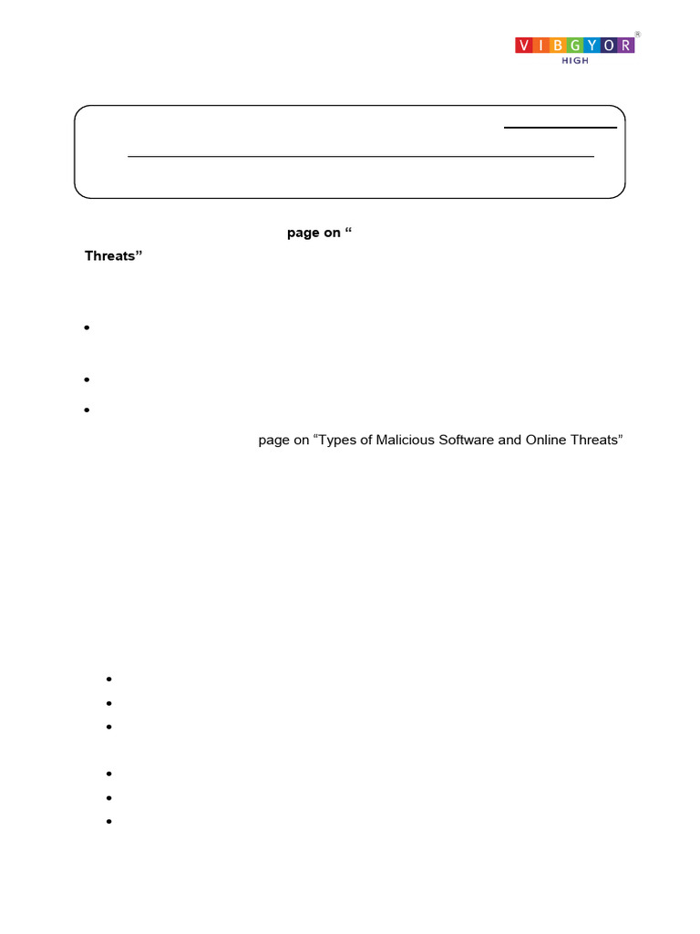 Project Guidelines - Student - GR 6 - Term 2 - Computer - Student | PDF ...