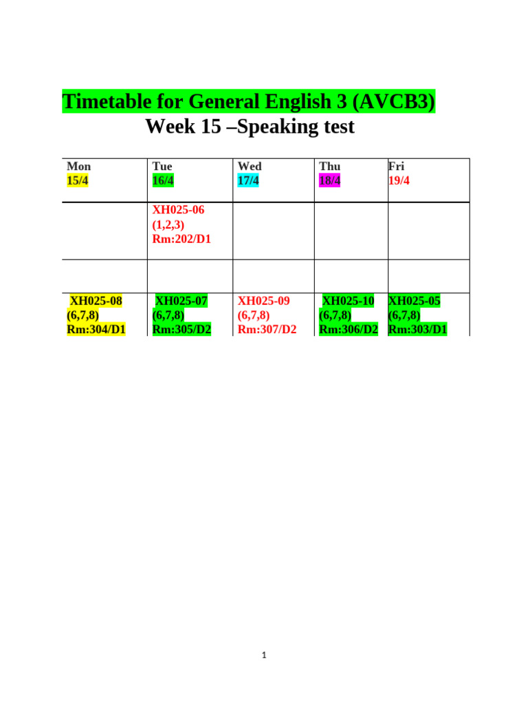 AVCB 3 Speaking Test 04 2024 | PDF | Foods | Fast Food