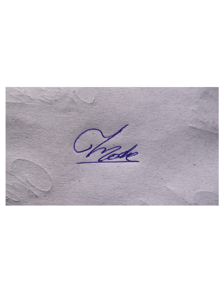 Zode Sign | PDF