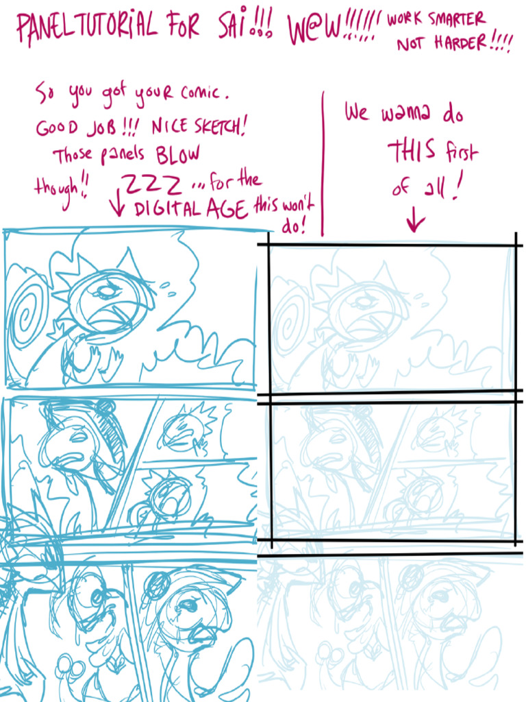 WebComic Panel Tutorial (PurpleKecleon) | PDF