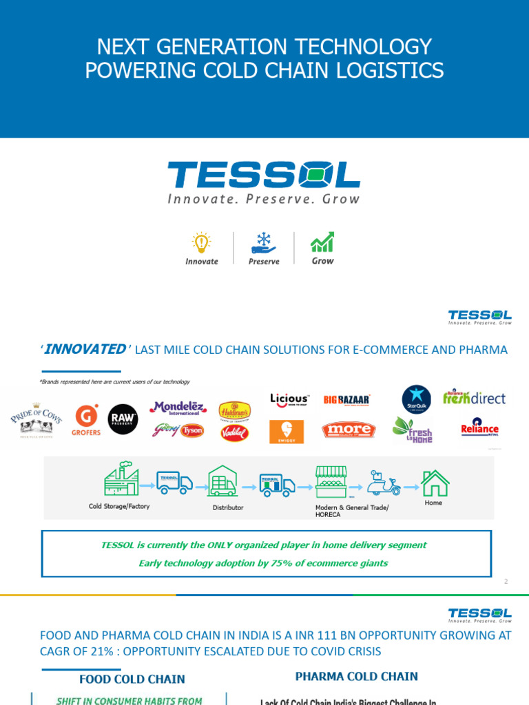 TESSOL Deck | PDF | Refrigeration | Pharmaceutical Industry