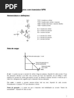 Resumão transistor NPN - fórmulas e cálculos
